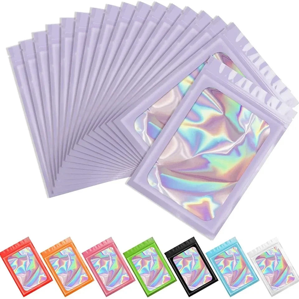|イベント・ノベルティ用品 | キラキラ！ホロ素材 ジッパー付きバッグ