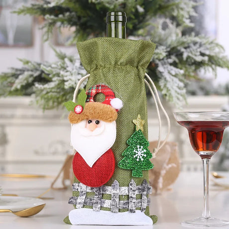 イベント・クリスマス装飾｜ワインボトルラッピング用カバー