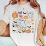 イベント・ハロウィングッズ｜レディース ハロウィンゴースト柄 Tシャツ（XXS～3XL）
