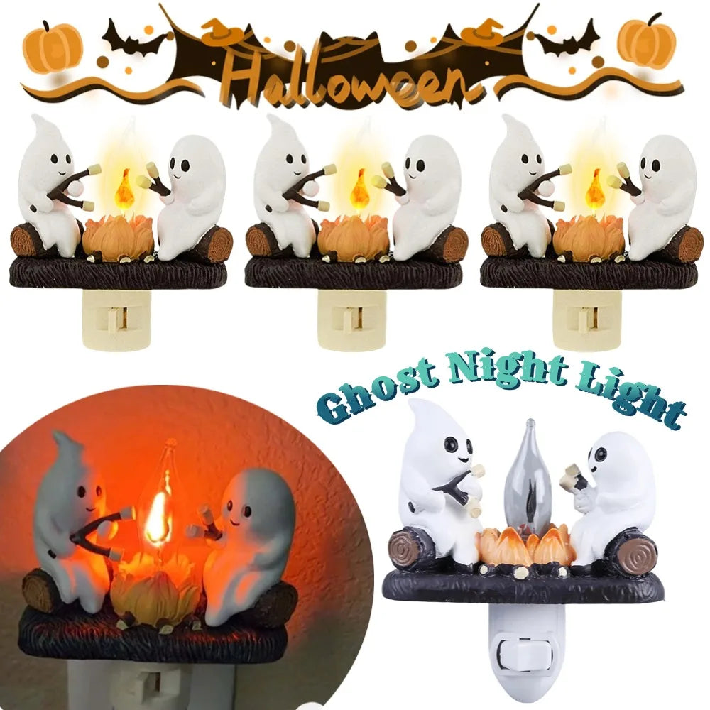 イベント・ハロウィングッズ｜ゴースト LEDキャンプファイヤーナイトライト