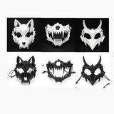 イベント・ハロウィングッズ｜ホラー系スカル型風マスク
