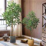 人工マネーツリー 観葉植物【90〜180cm】鉢付き大型フェイクグリーン｜室内外インテリア・商業施設・オフィス装飾に