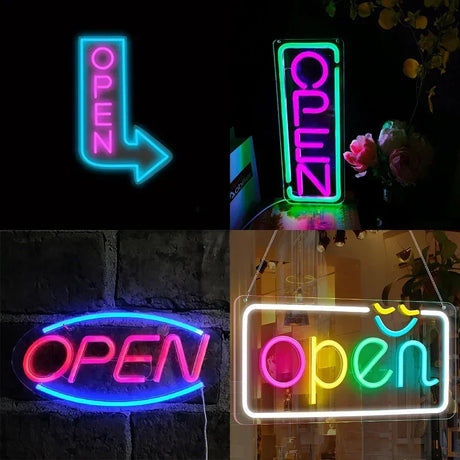 OPEN LEDネオンサイン（ネオン看板）USB電源