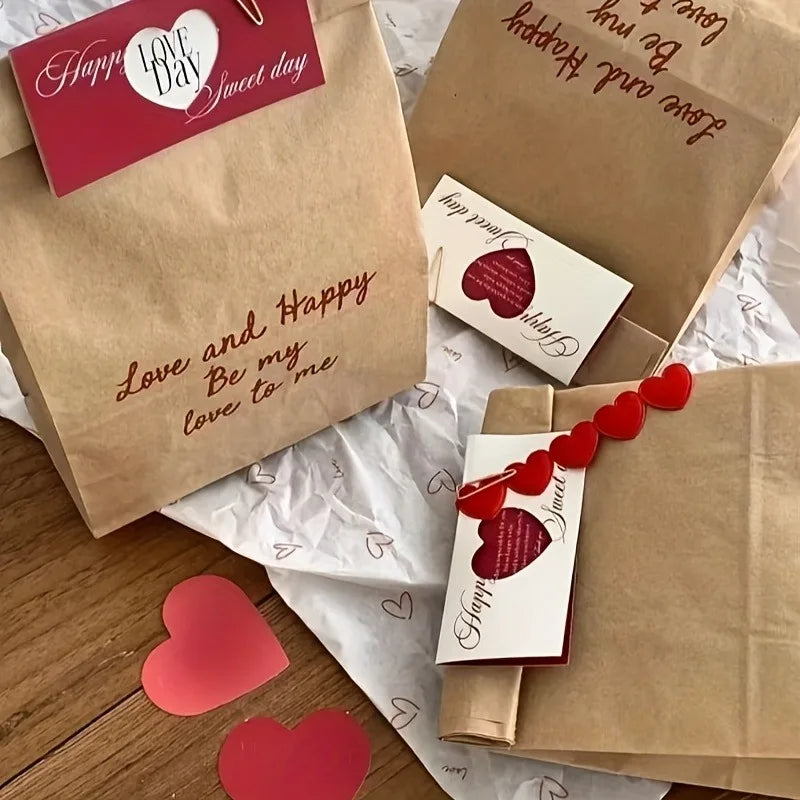 バレンタインハートサテンリボン 10ヤード