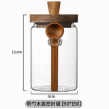 |イベント・ノベルティ用品 | ガラスシールと木製蓋付き保存瓶 | 400ml/600ml/900ml