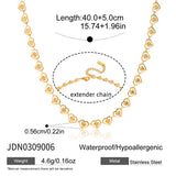 ヴィンテージレッド ラブフープジュエリーセット