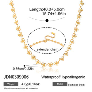 ヴィンテージレッド ラブフープジュエリーセット