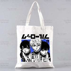 |ノベルティ用品 | ブルーロック柄プリント トートバッグ | 34×38c