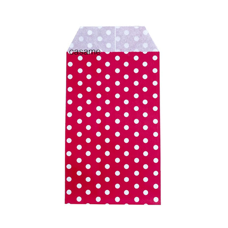|ノベルティ用品 | ドット柄クラフトミニ紙袋 50枚入り | 8×15c