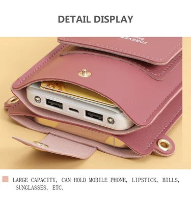 |イベント・ノベルティ用品 | タッチスクリーン対応スマホショルダーバッグ | W11×H20×D2㎝