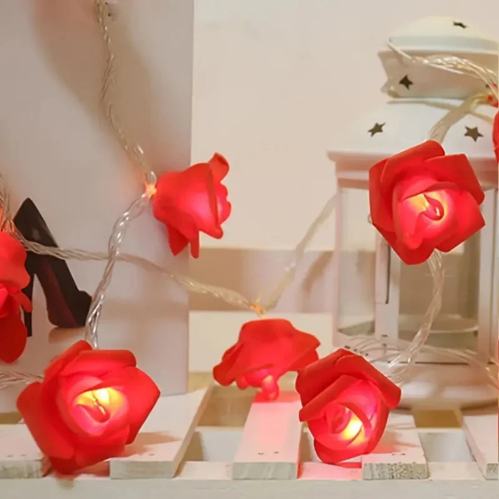 RGBローズフラワーLEDライト 1.5m〜10m