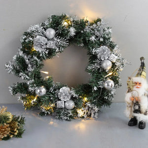 イベント・クリスマス装飾｜LEDライト付きクリスマスリース