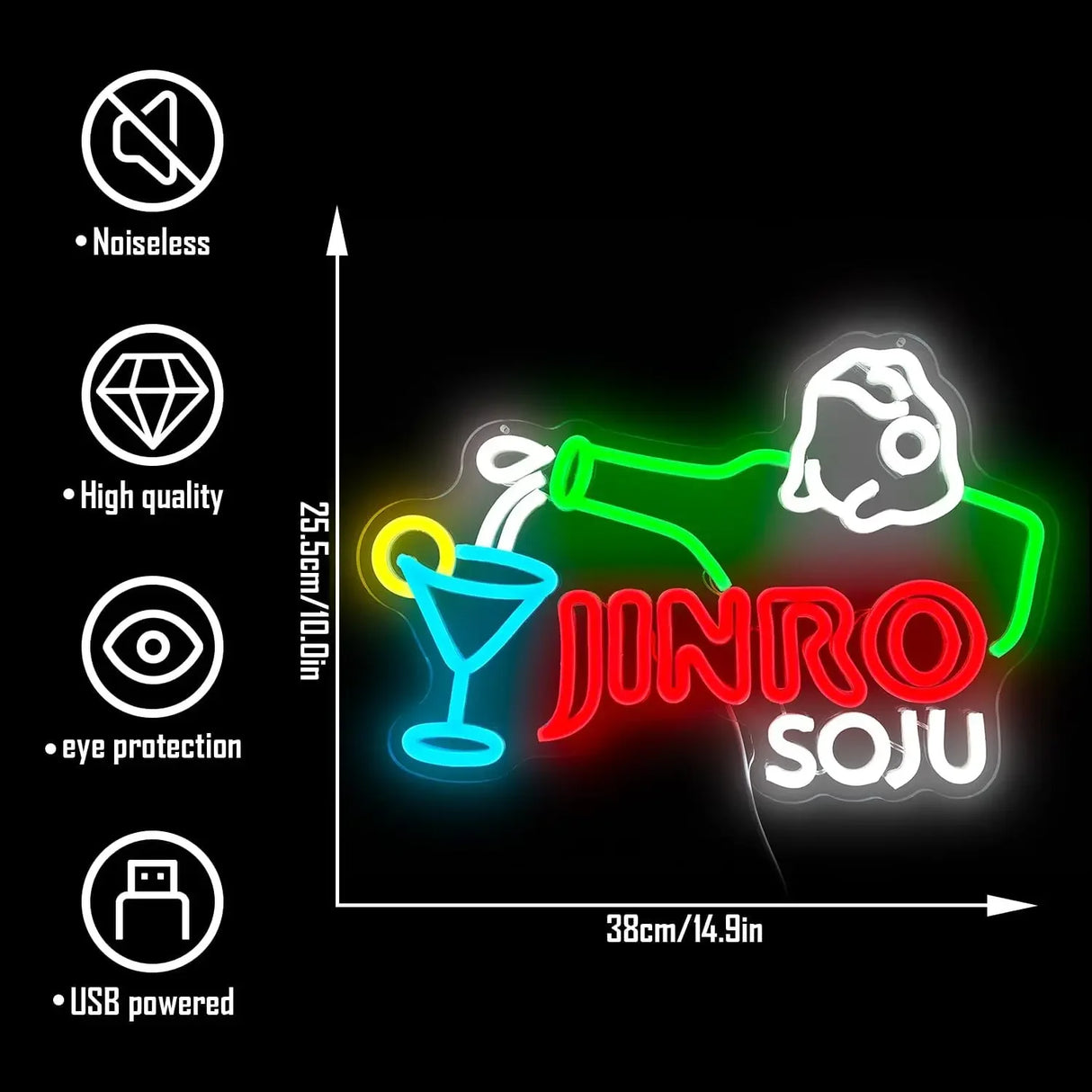 Jinro SOJU 焼酎LEDネオンサイン