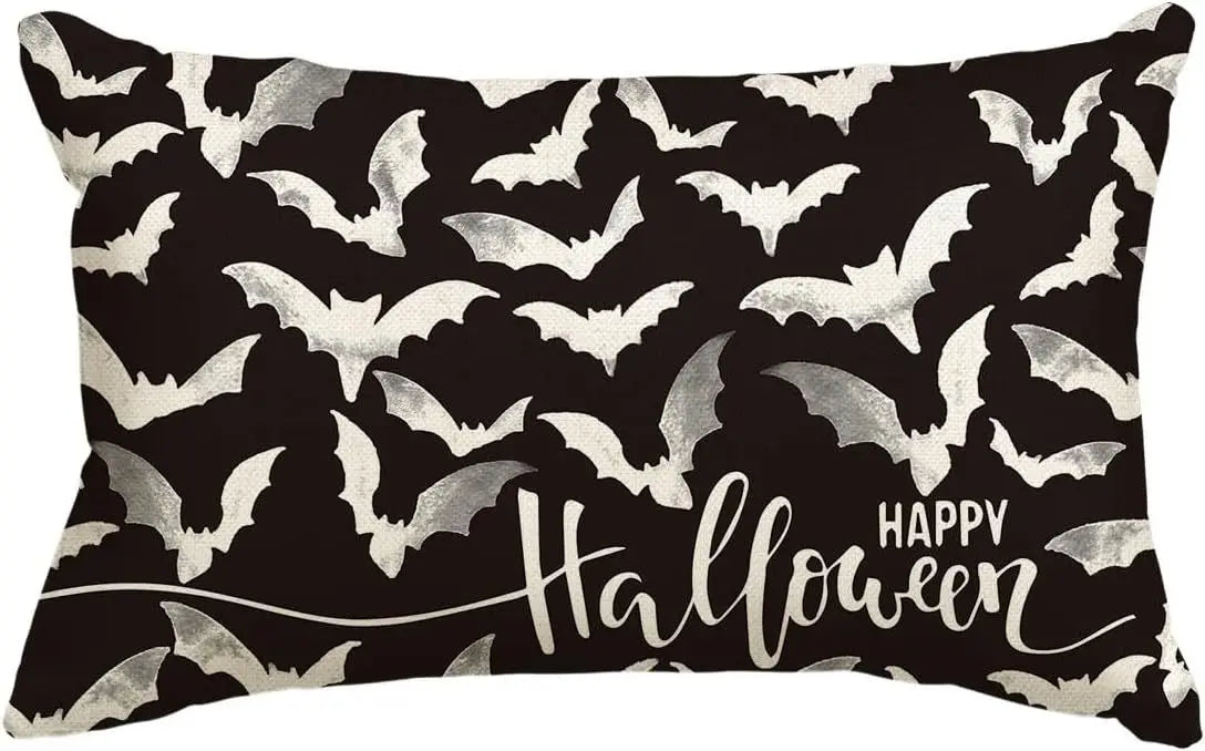 イベント・ハロウィングッズ｜リネンクッションカバー30x50cm
