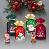 イベント・クリスマス装飾｜ビニール製 クリスマス柄ギフト用バッグ(5個入)