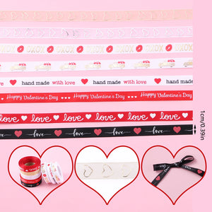 バレンタインデー用5ヤードリボン