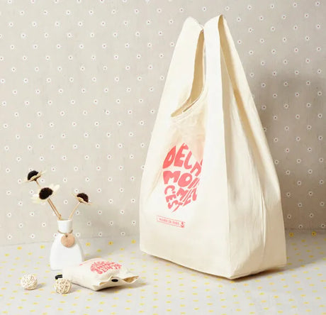 |ノベルティ用品 | 綿100％折りたたみエコバック | 35×52c
