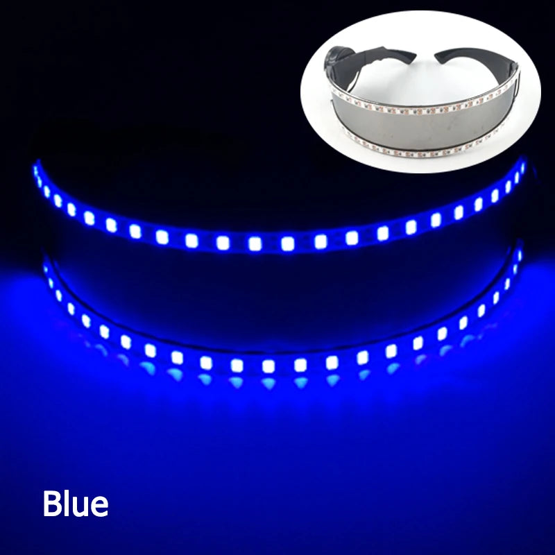 イベント・ハロウィングッズ｜パーティー用 LEDライトで光る！メガネ