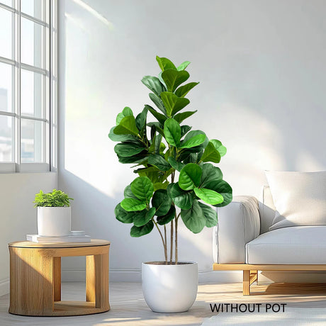 大型人工植物 フィカスツリー 40～145cm｜フェイクフィドルリーフ フィグ グリーンプラント インテリア装飾 オフィス・ウェディング向け