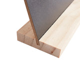 木製ベース付きブラックメッセージボード