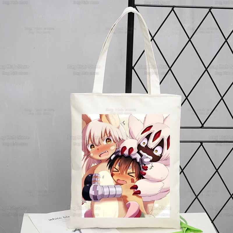 |ノベルティ用品 | メイドインアビス キャンバストートバッグ | 34×38c