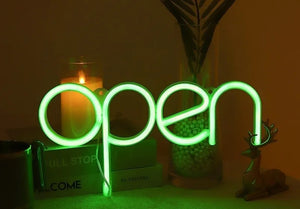 open LEDネオンサイン　選べるカラー