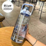 |イベント・ノベルティ用品 | 大容量2Lウォーターボトル ストロー付き| 2000ml