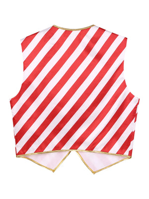 イベント・クリスマスグッズ｜ストライプキャンディーカラーベスト(XL～4XL)