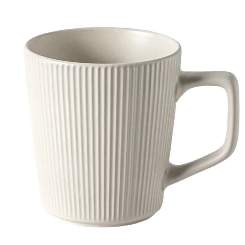 |イベント・ノベルティ用品 |北欧風 ライン柄セラミックマグカップ | 500ml