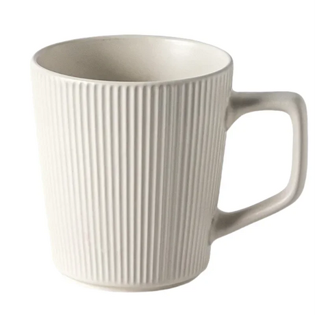 |イベント・ノベルティ用品 |北欧風 ライン柄セラミックマグカップ | 500ml