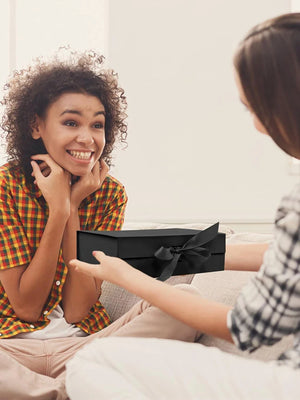 マグネット式ギフトボックスキット ブラック/ピンク