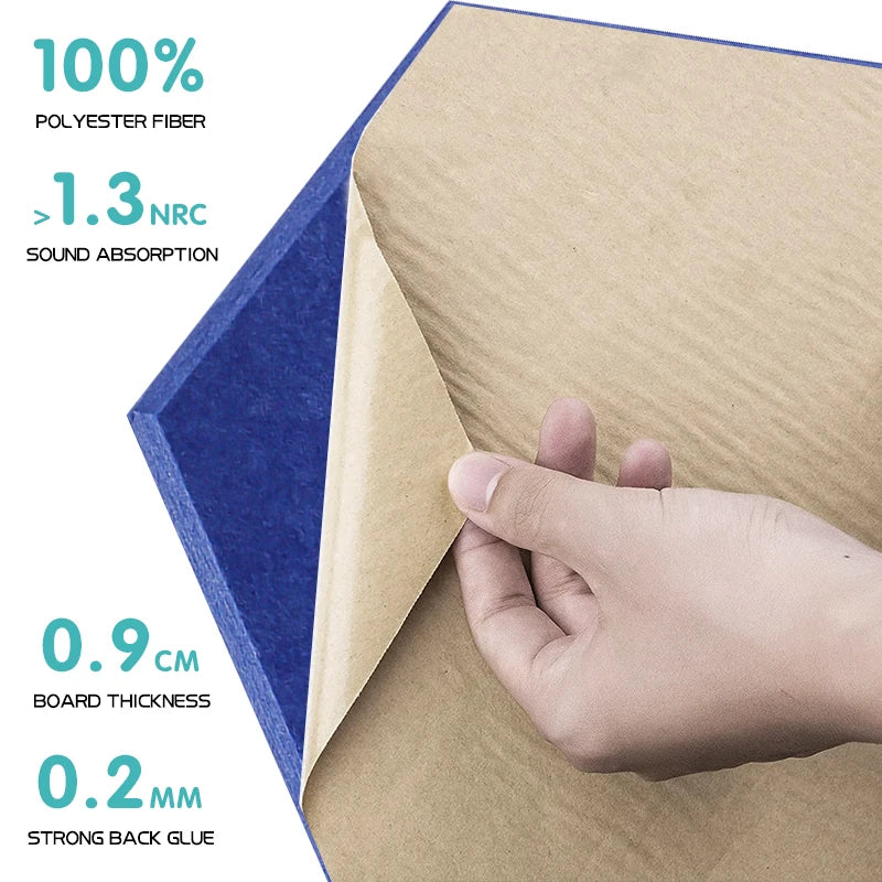 【DIY用】３D防音・インテリア用ステッカー 大/小(6pcs）