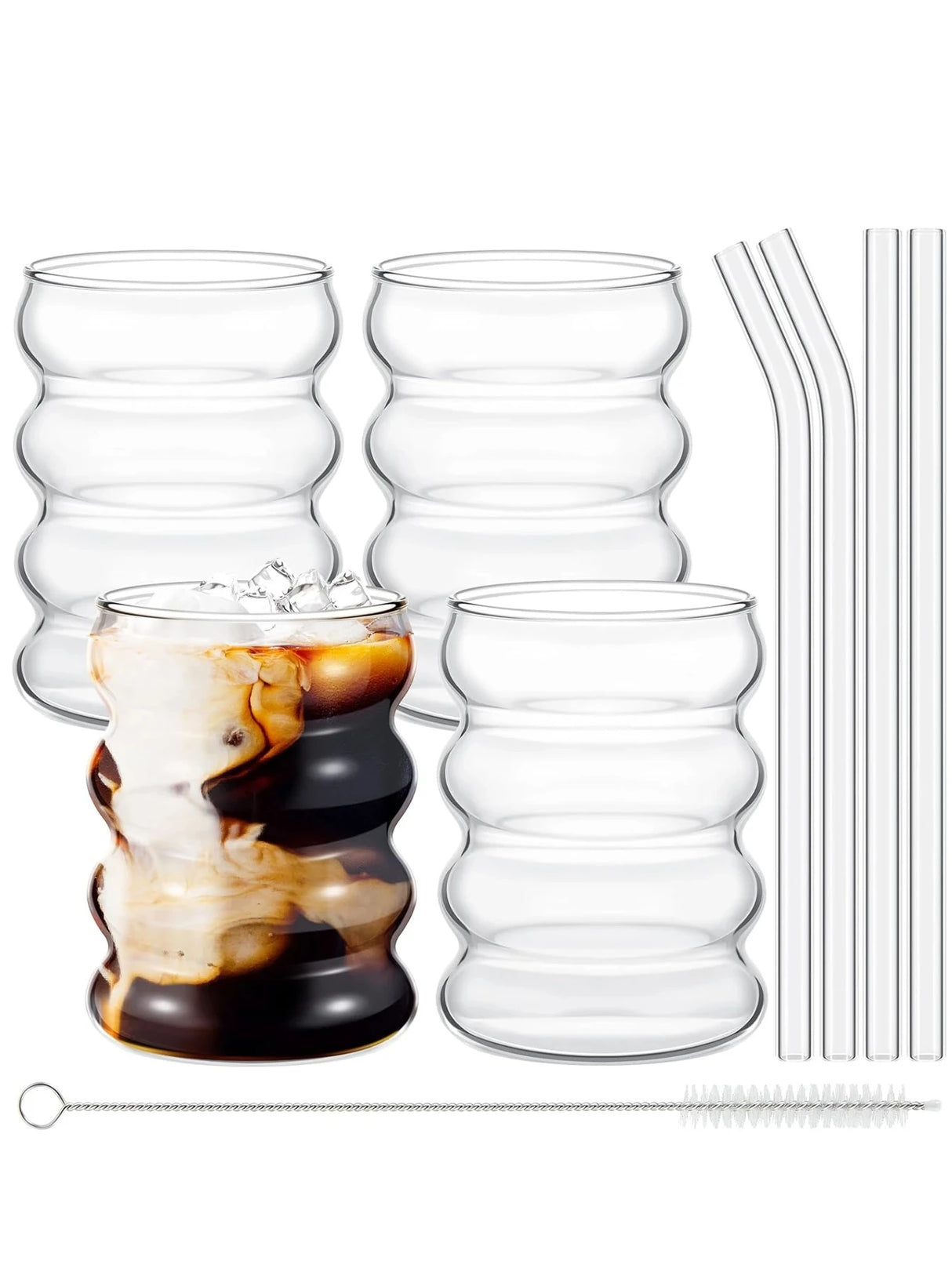|イベント・ノベルティ用品 | 耐熱ガラスカップセット 4個 | 300ml