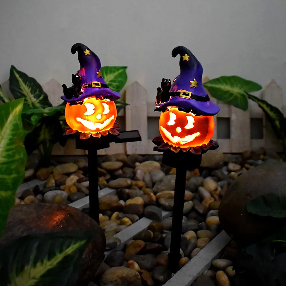 イベント・ハロウィングッズ｜ソーラーハロウィンゴーストライト 屋外用防水デコレーション