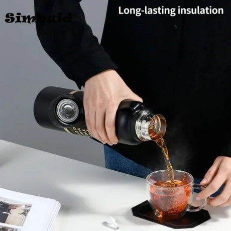 |イベント・ノベルティ用品 | ステンレス製ティーフィルター付き魔法瓶 | 650ml/850ml/1100ml