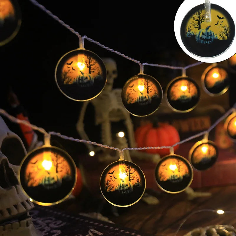 イベント・ハロウィン装飾｜電源えらべるLEDデコレーションライト(1.5M/3M/6M)