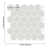 【DIY用】レンガ型天然石風ステッカー 30.5×30.5㎝(1pcs)