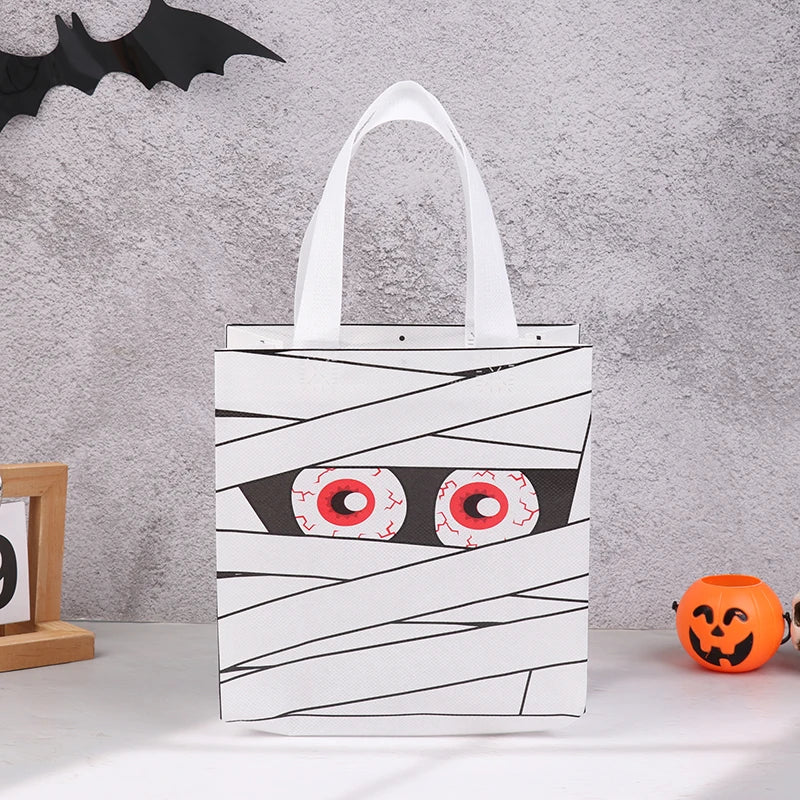 イベント・ハロウィングッズ｜不織布お菓子トートバッグセット