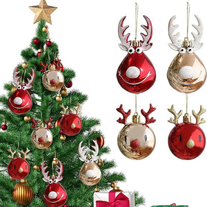イベント・クリスマス装飾｜エルククリスマスボールオーナメント