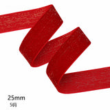 豪華な赤いベルベットリボン（5ヤード）