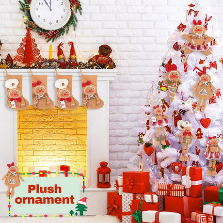 イベント・クリスマス装飾｜ジンジャーブレッドマン人形オーナメント