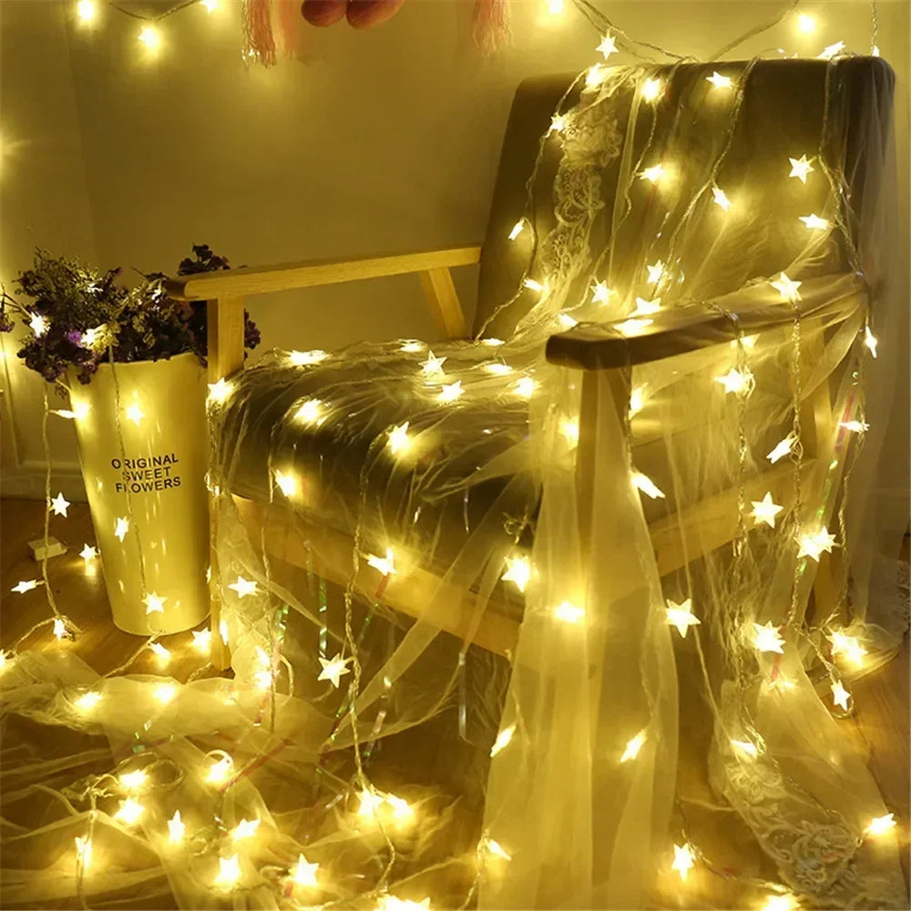 イベント・クリスマス装飾｜LEDストリングライト 屋外用 ガーデンデコレーション