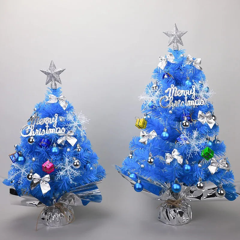 イベント・クリスマス装飾｜デスクトップミニクリスマスツリー ピンクライト付き