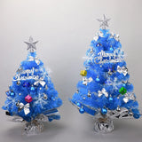 イベント・クリスマス装飾｜デスクトップミニクリスマスツリー ピンクライト付き