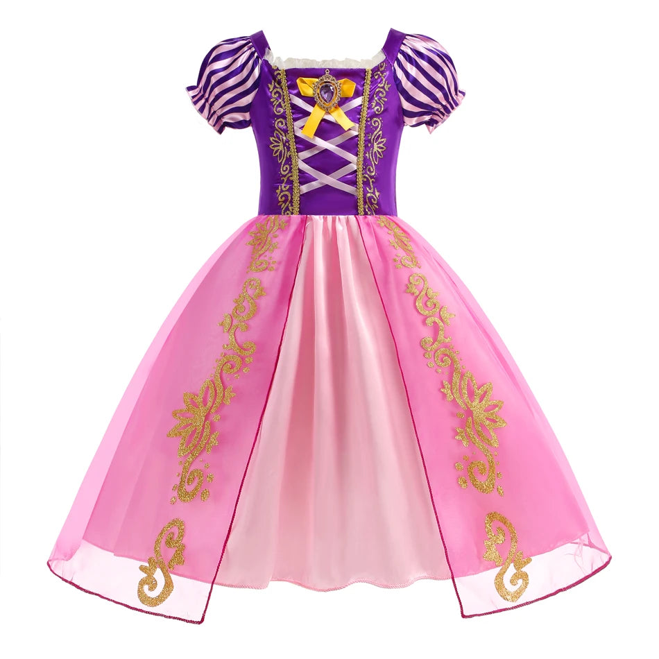 イベント装飾・ハロウィングッズ｜ラプンツェルプリンセスドレスセット（100c～150c)
