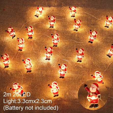 イベント・クリスマス装飾｜LEDスノーマンクリスマスガーランドライト(1.65M～3M)