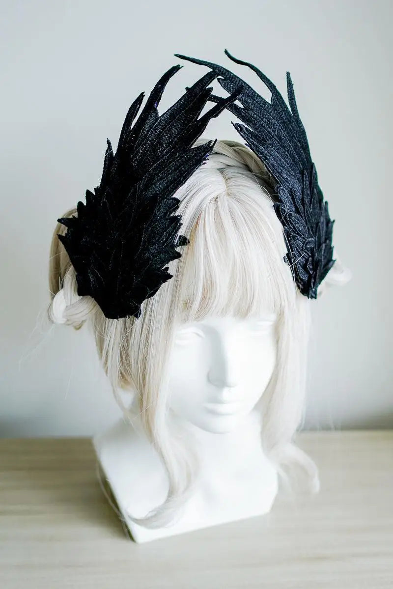 イベント・ハロウィングッズ｜エンジェル風ヘアクリップ