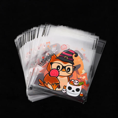 イベント・ハロウィングッズ｜6 in 1 セルフシール ギフトバッグ 50個セット