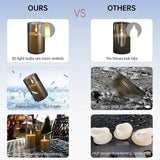 リモコン付きLEDフレームレスキャンドルセット