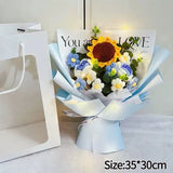 手作りかぎ針編みの花束 母の日ギフト